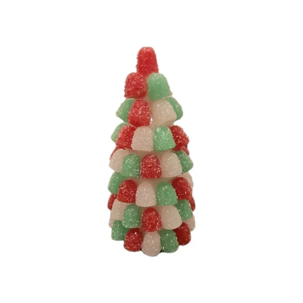 New Red / Green Gum Drops Candy Christmas Tree Holiday Candle Room Decor
